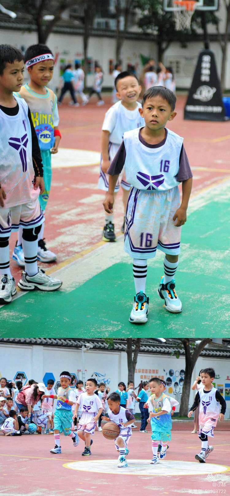 小学生篮球比赛拉开序幕，未来之星风采依依